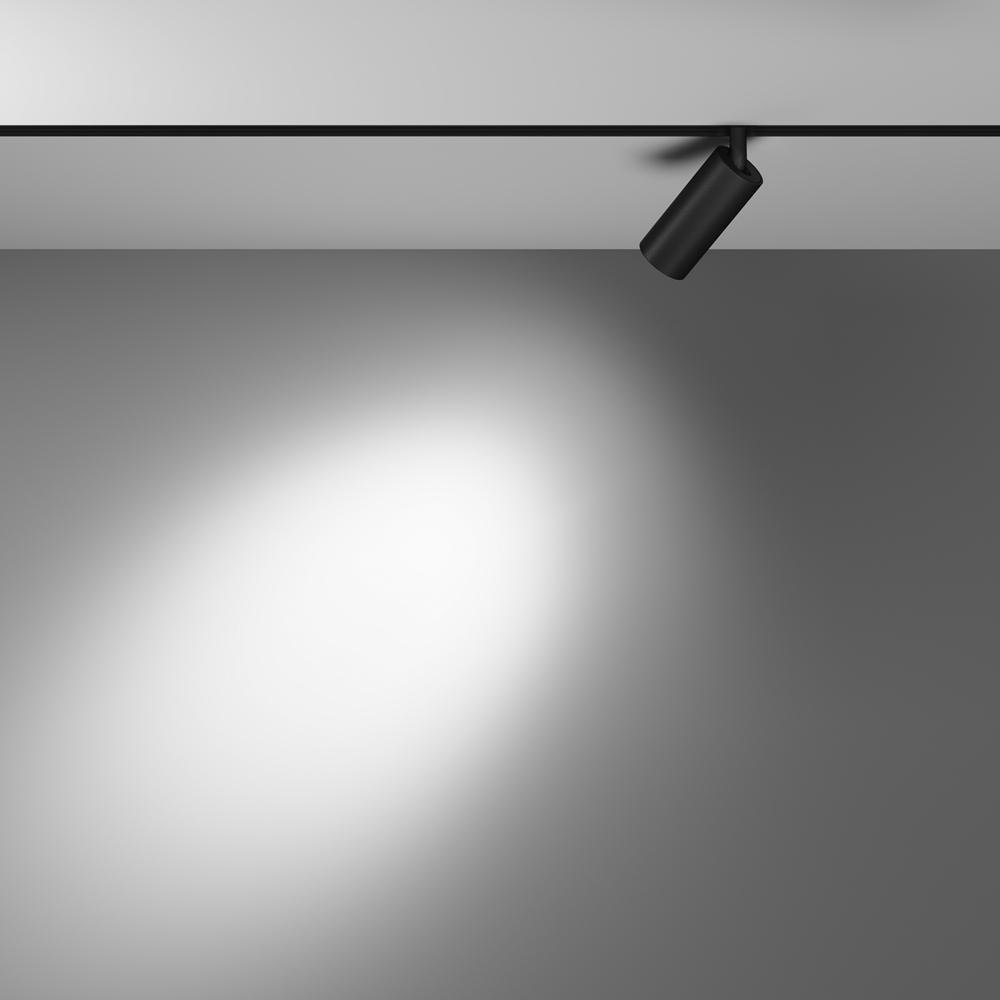 M TR032-2-5W3K-S-B Svítidlo pro kolejnicový systém Focus LED 3000K 5W 350lm černý hliník teplá bílá nízké odlesky Exility - MAYTONI (obrázek 4)