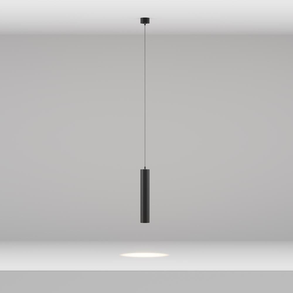 M P072PL-L12B3K-1 Závěsné svítidlo Focus LED 3000K 12W teplá bílá černý hliník - MAYTONI (obrázek 5)