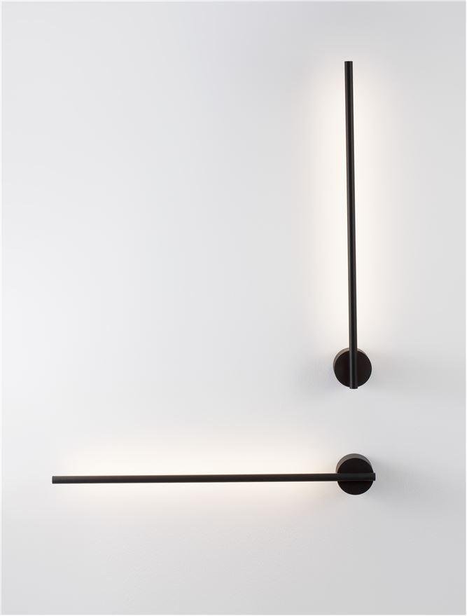 NV 9081800 Nástěnné svítidlo ADEN černý hliník LED 10W 220-240V 3000K IP20 - NOVA LUCE (obrázek 5)