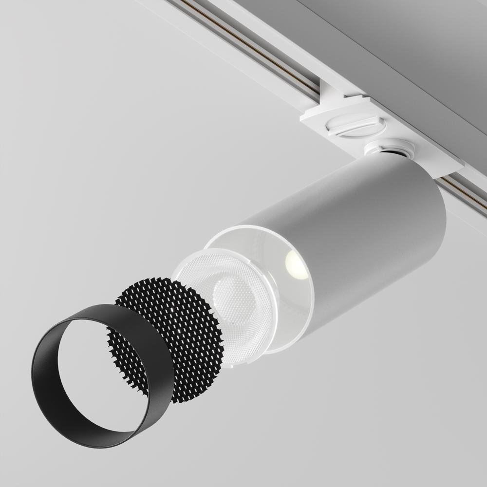M TR021-1-12W4K-W-D-W Svítidlo pro kolejnicový systém Focus LED 4000K 12W studená bílá hliník stmívatelné Unity - MAYTONI (obrázek 3)