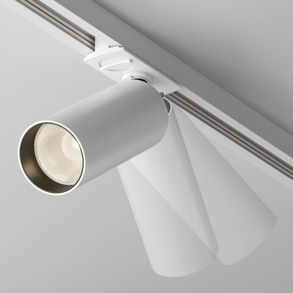 M TR021-1-12W3K-W-D-W Svítidlo pro kolejnicový systém Focus LED 3000K 12W 900lm bílý hliník stmívatelné Unity - MAYTONI (obrázek 2)