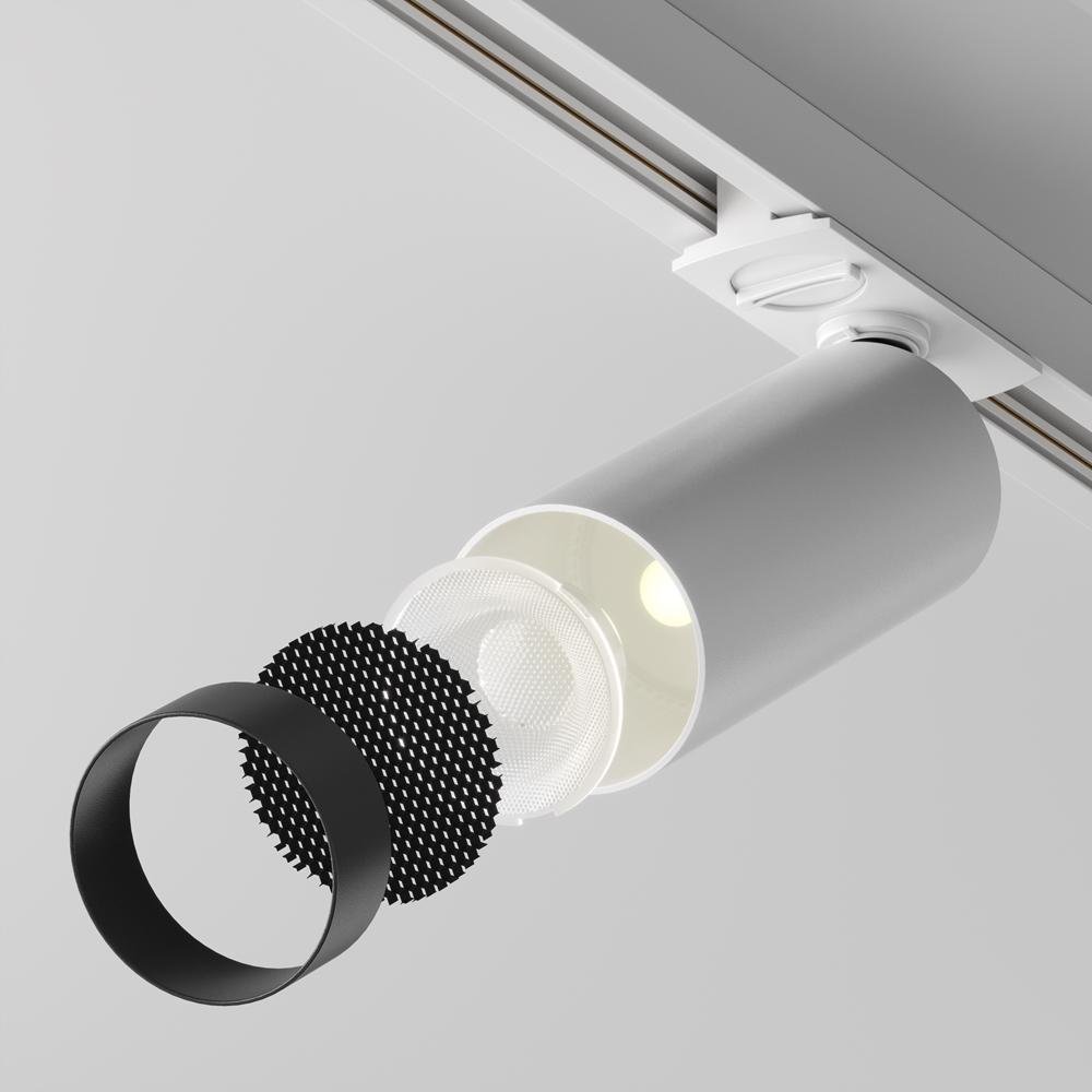 M TR021-1-12W3K-W-D-W Svítidlo pro kolejnicový systém Focus LED 3000K 12W 900lm bílý hliník stmívatelné Unity - MAYTONI (obrázek 3)