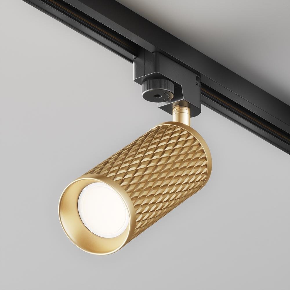 M TR011-1-GU10-G Svítidlo pro kolejnicový systém Focus Design GU10 50W zlatý hliník Unity - MAYTONI