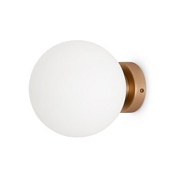 Obrázek pro produkt Nástěnné svítidlo Basic form E14 40W zlatá kov opálové sklo - MAYTONI