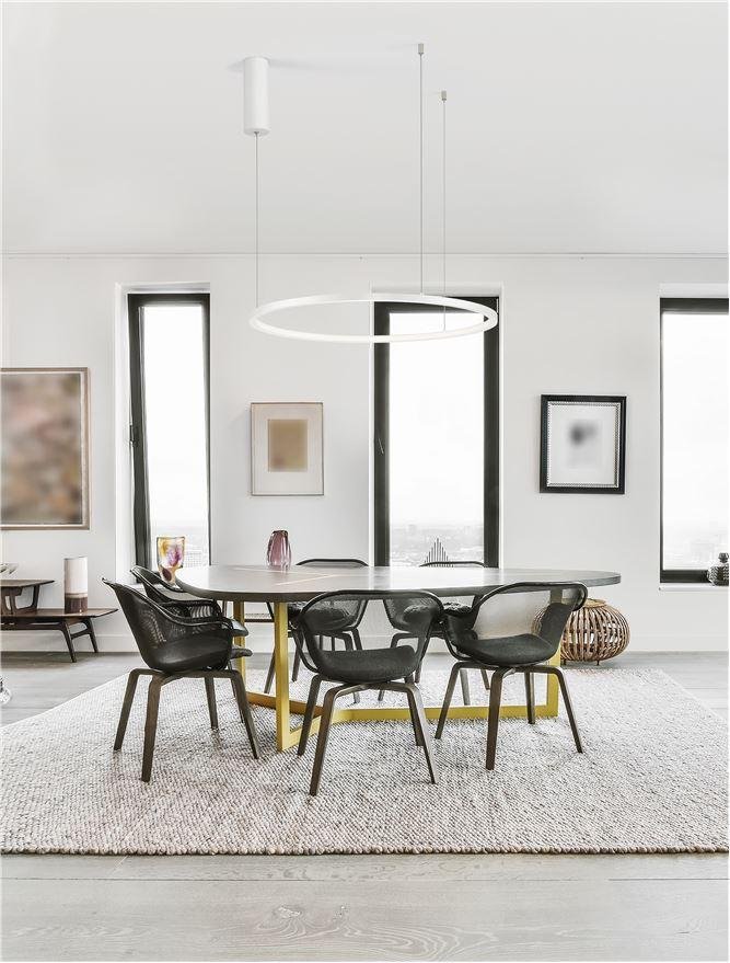 NV 9345600 Závěsné svítidlo TARQUIN bílý hliník a akryl LED 36W 230V 3000K IP20 stmívatelné - NOVA LUCE