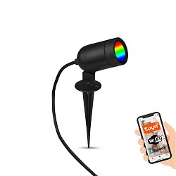Obrázek pro produkt LED zahradní bodové svítidlo, 12 cm, 4,4 W, 380 lm, černá (starý kód: BRILO 3674-015) - BRILO