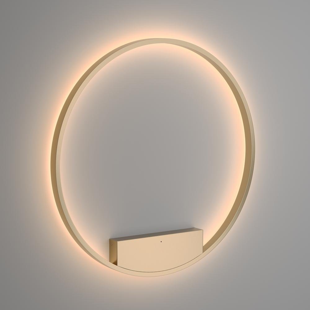 M MOD058WL-L50BS3K Nástěnné svítidlo Rim 3000K 51W teplá bílá 2400lm mosaz hliník designové - MAYTONI