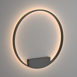 Obrázek pro produkt Nástěnné svítidlo Rim 3000K 51W teplá bílá 2400lm černý hliník designové - MAYTONI