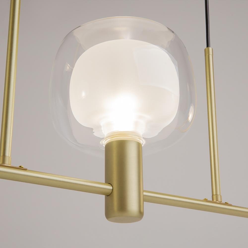 M MOD411PL-03G Závěsné svítidlo Vision E14 3x60W zlatá hliník sklo - MAYTONI (obrázek 4)