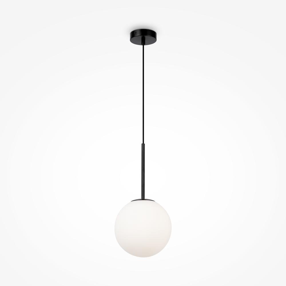 M MOD321PL-01B1 Závěsné svítidlo Basic form E14 40W opálové sklo černý kov - MAYTONI