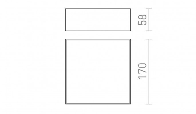 RED R13938 LARISA SQ 17 DIMM stropní černá 230V LED 15W 3000K - RED - DESIGN RENDL (obrázek 2)