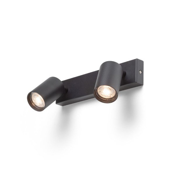 RED R13923 DUDE II přisazená černá 230V LED GU10 2x9W - RED - DESIGN RENDL