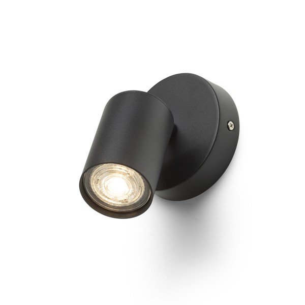 RED R13919 DUDE R přisazená černá 230V LED GU10 9W - RED - DESIGN RENDL