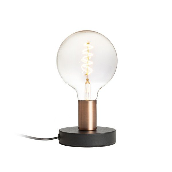 RED R13907 ALGOT stolní černá česaná měď 230V E27 40W - RED - DESIGN RENDL