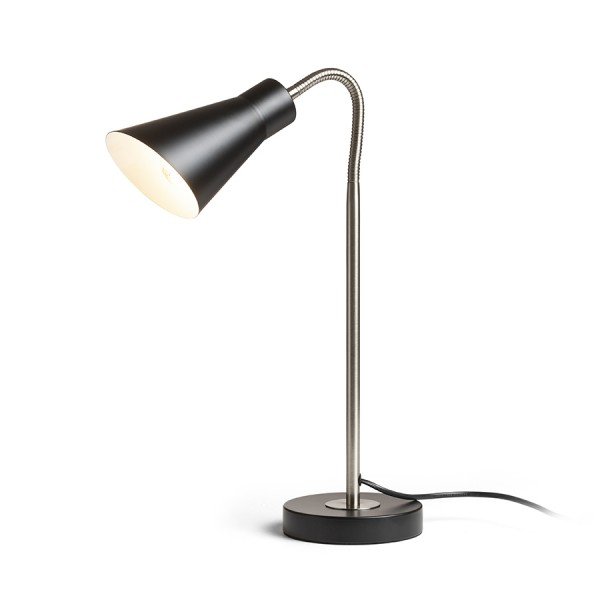 RED R13906 ANIKA stolní matná černá matný nikl 230V E27 40W - RED - DESIGN RENDL