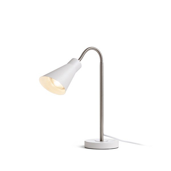 RED R13905 ANIKA stolní matná bílá matný nikl 230V E27 40W - RED - DESIGN RENDL