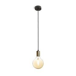 Obrázek pro produkt ARAQ závěsná česaná mosaz/černá 230V E27 42W - RED - DESIGN RENDL