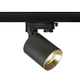 DARIO pro tříokr. lištu černá česaná mosaz 230V GU10 9W - RED - DESIGN RENDL Obrázek pro produkt DARIO pro tříokr. lištu černá česaná mosaz 230V GU10 9W - RED - DESIGN RENDL