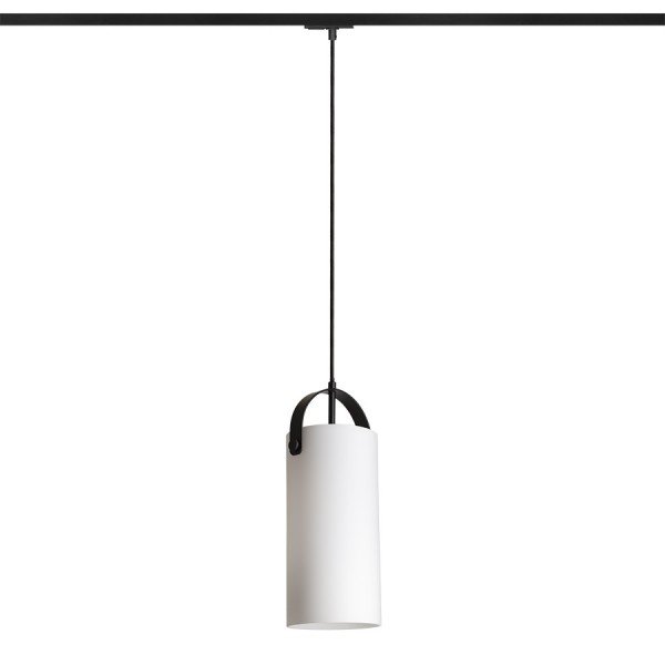 Levně RED R13861 JULIETTA 31 pro jednookr. lištu opálové sklo/černá 230V E27 20W - RED - DESIGN RENDL