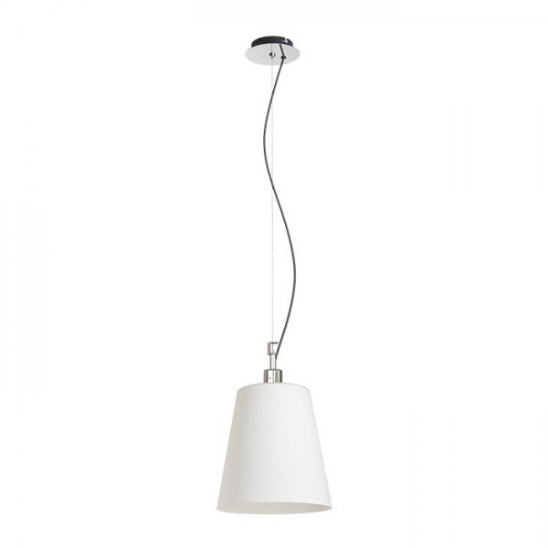 Levně RED R13827 BABU NEW 22 závěsná opálové sklo/chrom 230V E27 53W - RED - DESIGN RENDL