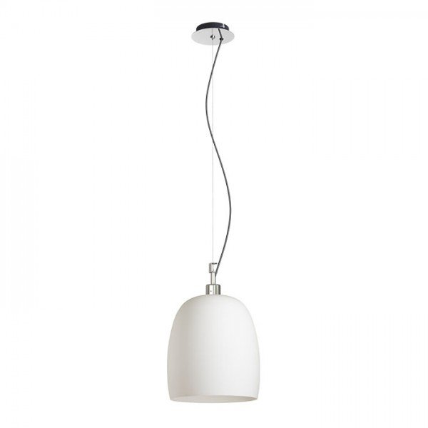 Levně RED R13824 COROA NEW 28 závěsná opálové sklo/chrom 230V E27 53W - RED - DESIGN RENDL