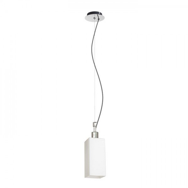 RED R13822 LIZ NEW závěsná opálové sklo/chrom 230V E27 28W - RED - DESIGN RENDL