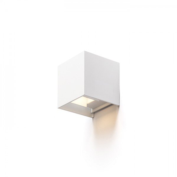 RED R13738 TITO SQ DIMM nástěnná bílá 230V LED 2x3W IP65 3000K - RED - DESIGN RENDL