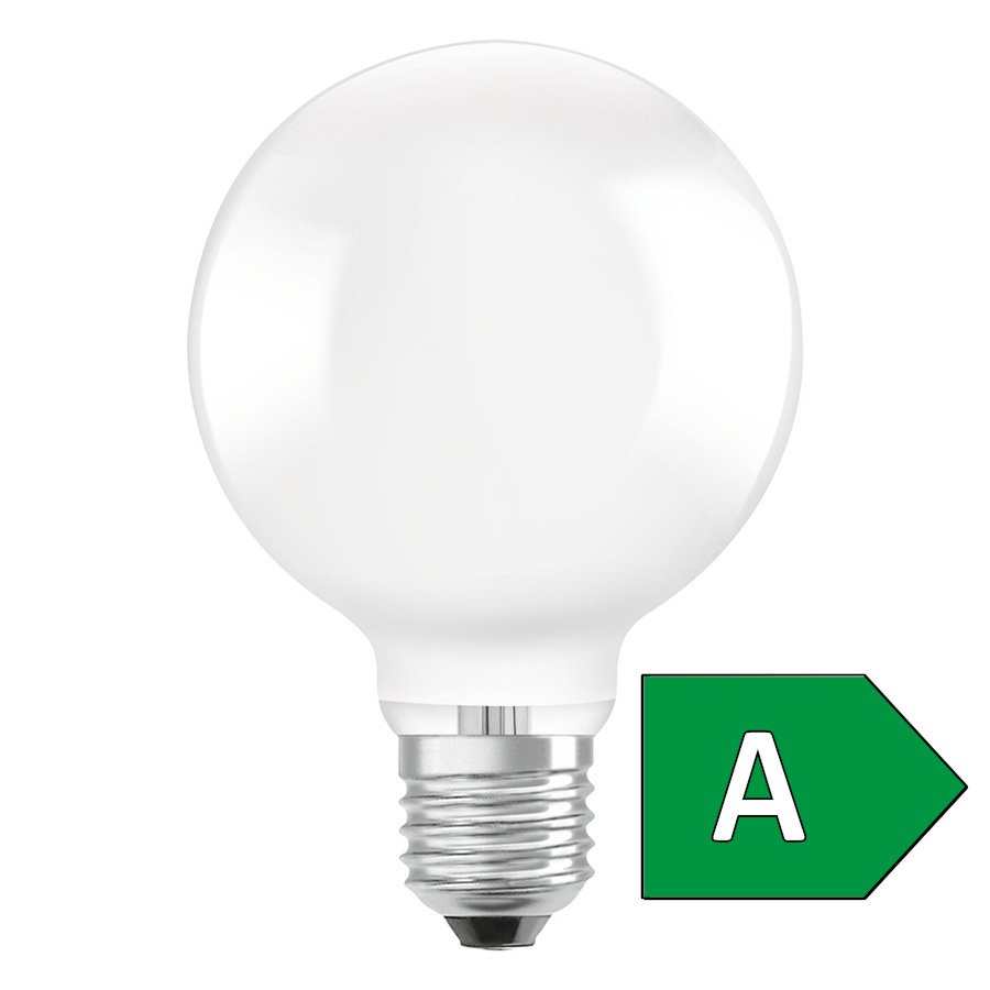 RED G13952 OSRAM ULTRA ECONOMY 210lm/W Globe 95 matná 230V E27 LED EQ60 3000K - DESIGN RENDL