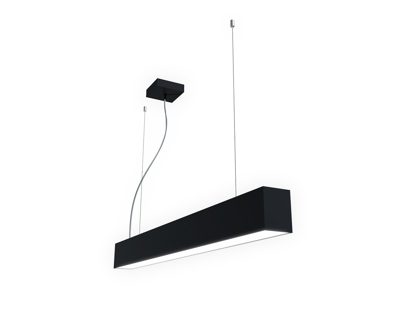 LED2 3313253 LED2 Závěsné svítidlo LINO 90 P-Z, B PRISMA 18-24W 3CCT 3000K/3500/4000K UGR černá - LED2 Lighting (obrázek 2)