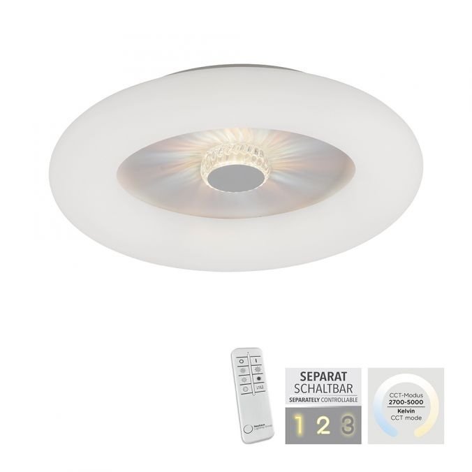 LD 14383-16 Stropní svítidlo VERTIGO bílé LED 30W 2700-5000K - LEUCHTEN DIREKT / JUST LIGHT