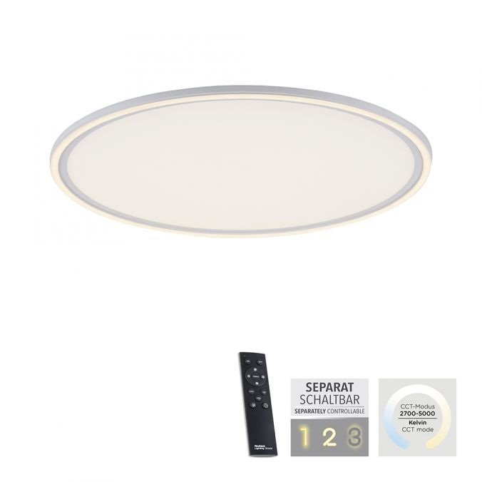 LD 14871-16 Stropní svítidlo EDGING LED 24W 2700-5000K + LED 20W /2700-5000K bílé - LEUCHTEN DIREKT / JUST LIGHT