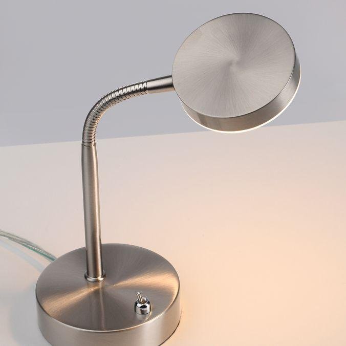 LD 14419-55 HENSKEN LED stolní lampička stříbrná barva 3000K - LEUCHTEN DIREKT / JUST LIGHT (obrázek 4)