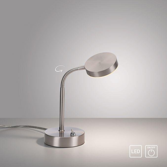 LD 14419-55 HENSKEN LED stolní lampička stříbrná barva 3000K - LEUCHTEN DIREKT / JUST LIGHT (obrázek 8)