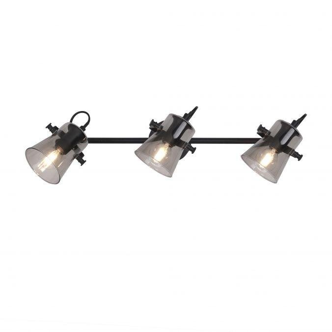 LD 15283-18 TINULA LED 3 ramenné stropní svítidlo černá barva otočné v jednoduchém designu - LEUCHTEN DIREKT / JUST LIGHT (obrázek 3)
