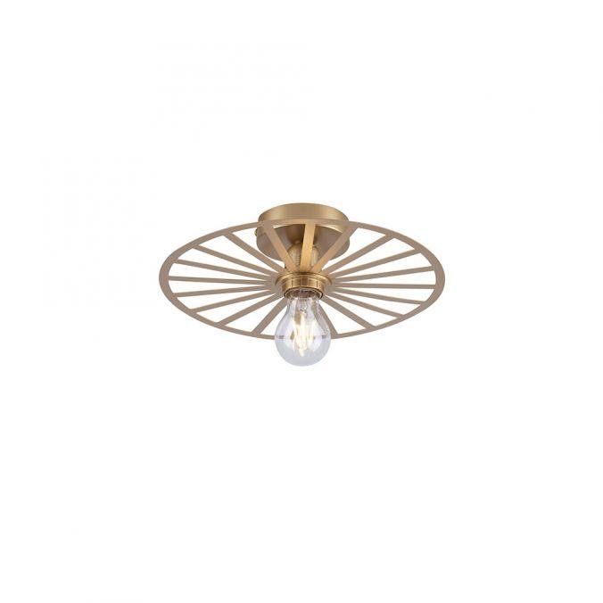 LD 15635-60 SPIKE LED stropní svítidlo 30x30 matná mosaz kruhové laťový vzhled - LEUCHTEN DIREKT / JUST LIGHT