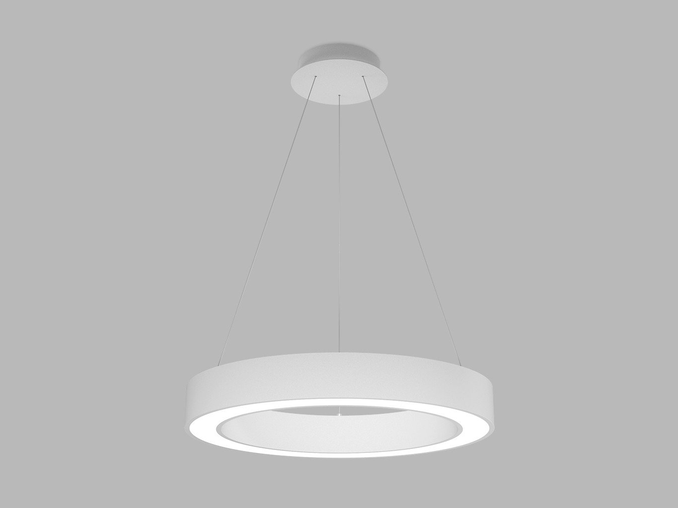 LED2 3273851D LED2 Závěsné svítidlo SATURN SLIM 60 P-Z, W DALI/PUSH DIM 50W 2CCT 3000K/4000K bílá - LED2 Lighting