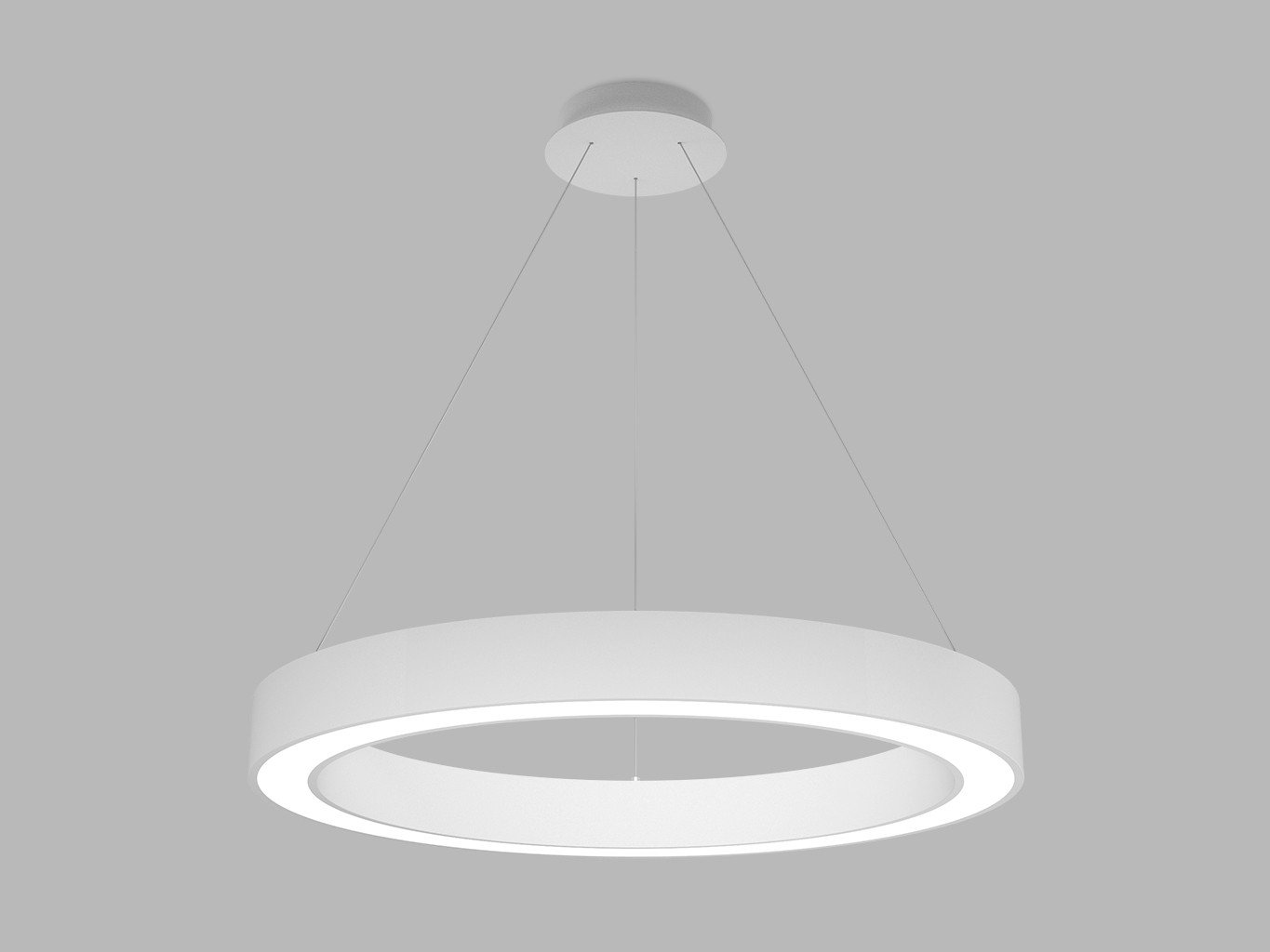 LED2 3273951DT LED2 Závěsné svítidlo SATURN SLIM 80 P-Z, W TRIAC DIM 60W 2CCT 3000K/4000K bílá - LED2 Lighting