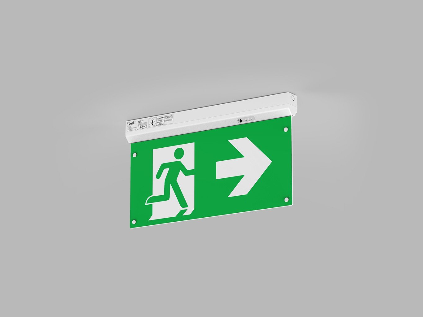 Levně LED2 1440161 LED2 Stropní svítidlo SAFE ALL 2W 6000K Emergency 3h bílá - LED2 Lighting