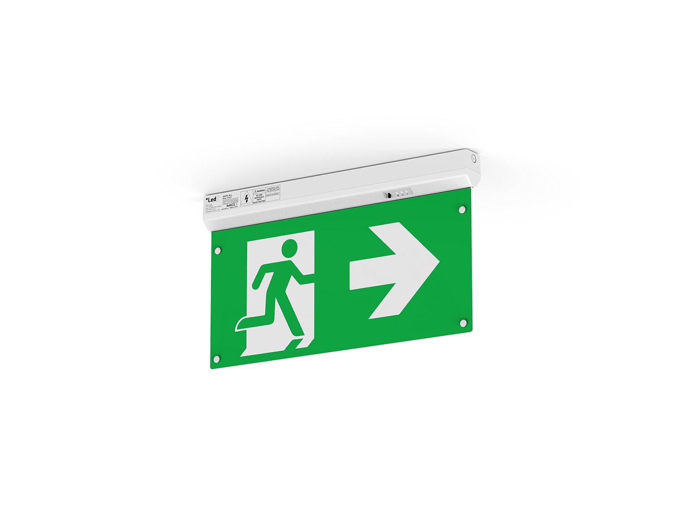 LED2 1440161 LED2 Stropní svítidlo SAFE ALL 2W 6000K Emergency 3h bílá - LED2 Lighting (obrázek 3)