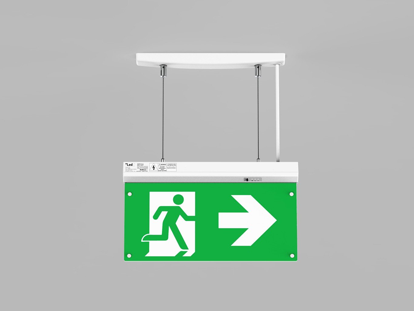 LED2 1440161 LED2 Stropní svítidlo SAFE ALL 2W 6000K Emergency 3h bílá - LED2 Lighting (obrázek 8)
