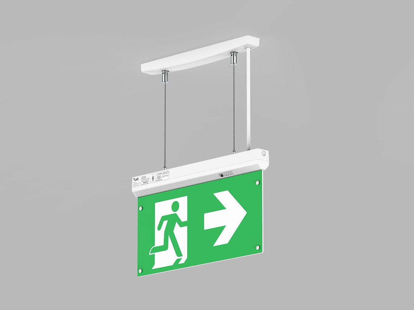 LED2 1440161 LED2 Stropní svítidlo SAFE ALL 2W 6000K Emergency 3h bílá - LED2 Lighting (obrázek 10)