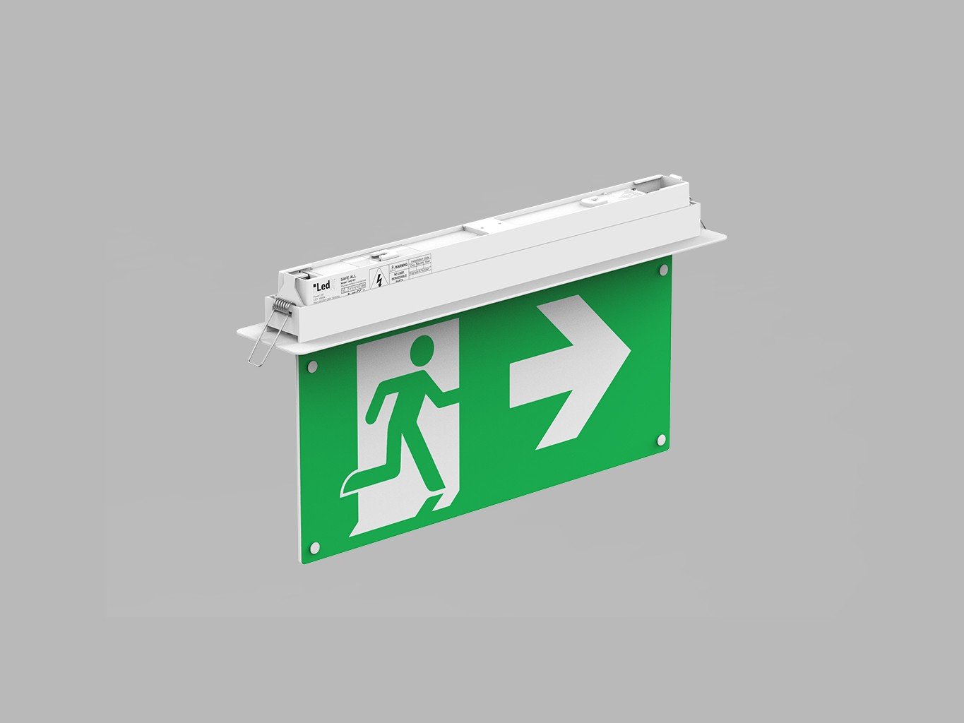 LED2 1440161 LED2 Stropní svítidlo SAFE ALL 2W 6000K Emergency 3h bílá - LED2 Lighting (obrázek 12)
