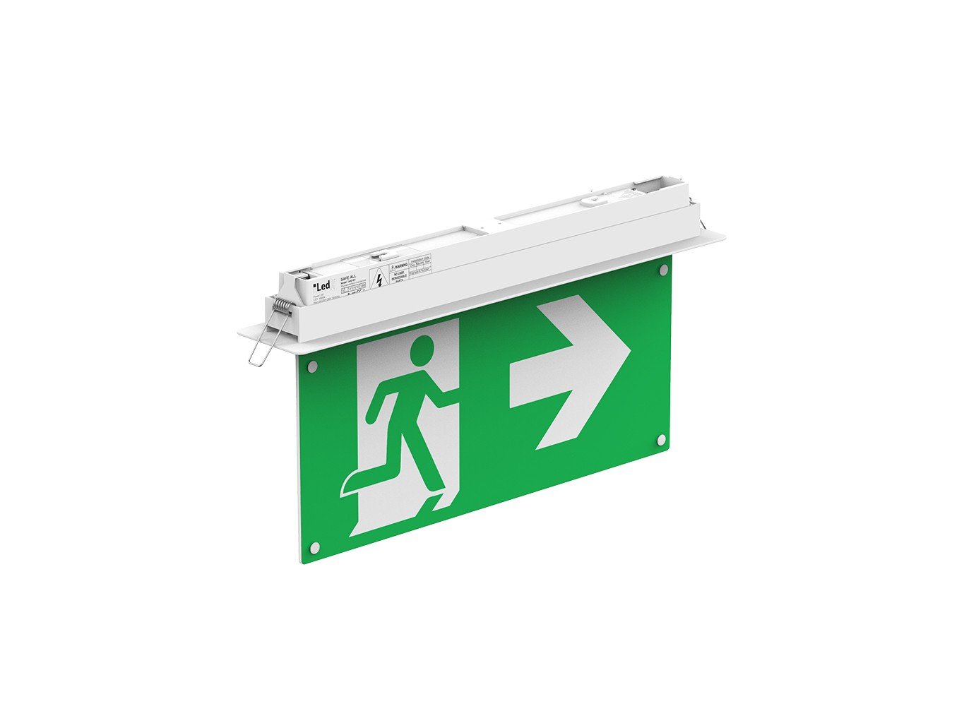 LED2 1440161 LED2 Stropní svítidlo SAFE ALL 2W 6000K Emergency 3h bílá - LED2 Lighting (obrázek 13)