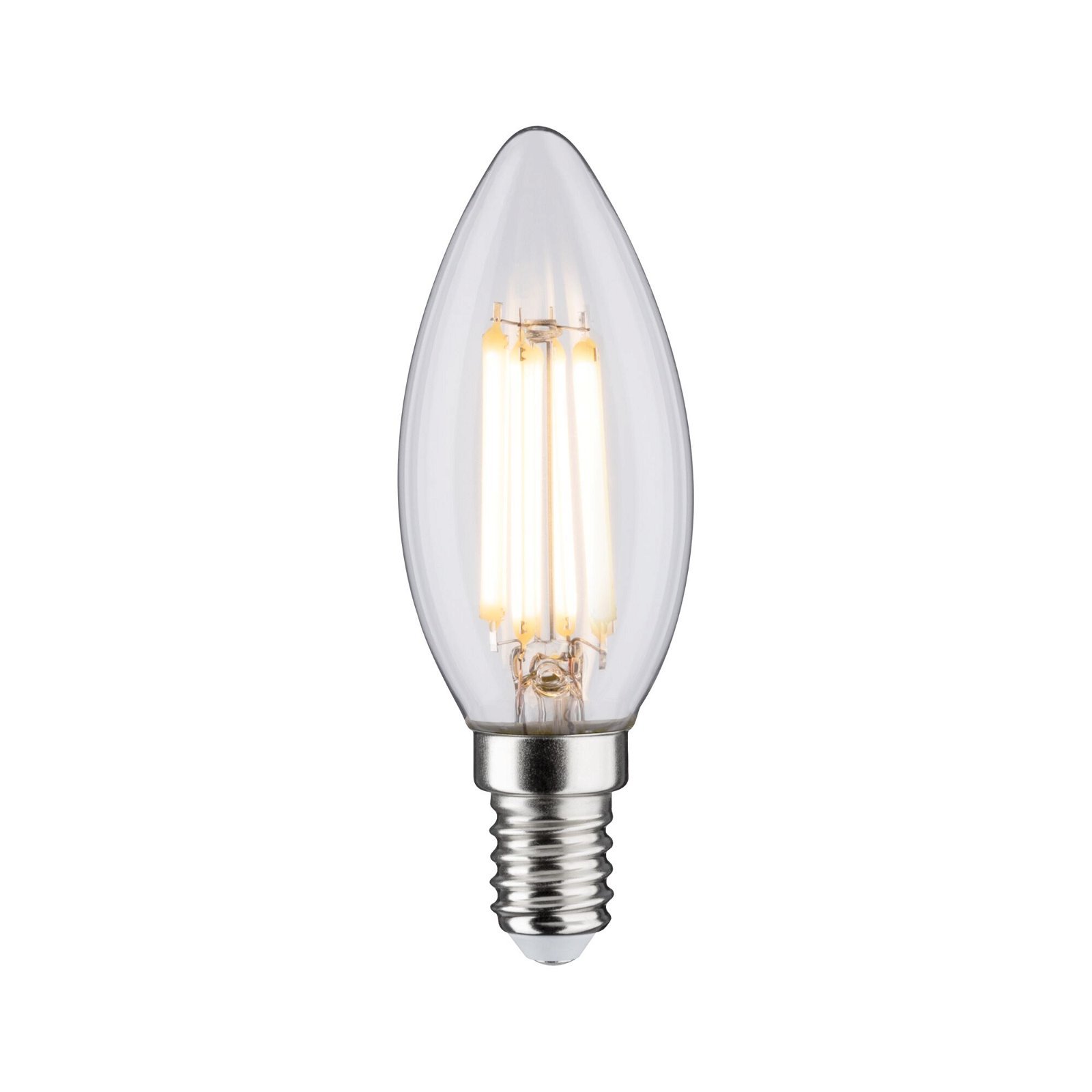 P 29075 Filament 230V LED svíčka E14 5,9W 2700K stmívatelné čirá - PAULMANN
