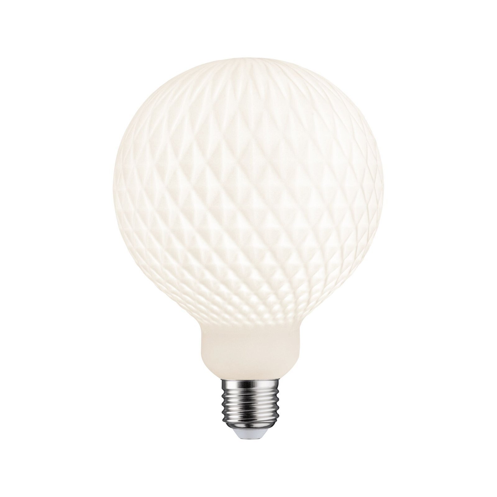P 29077 White Lampion Filament 230V LED Globe G125 E27 4,3W 3000K stmívatelné bílá - PAULMANN