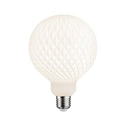 Obrázek pro produkt White Lampion Filament 230V LED Globe G125 E27 4,3W 3000K stmívatelné bílá - PAULMANN