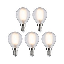 Obrázek pro produkt Filament 230V LED kapka E14 5x4,8W 2700K mat - PAULMANN