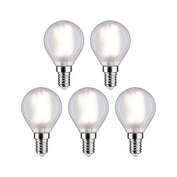 Obrázek pro produkt Filament 230V LED kapka E14 5x4,8W 4000K mat - PAULMANN
