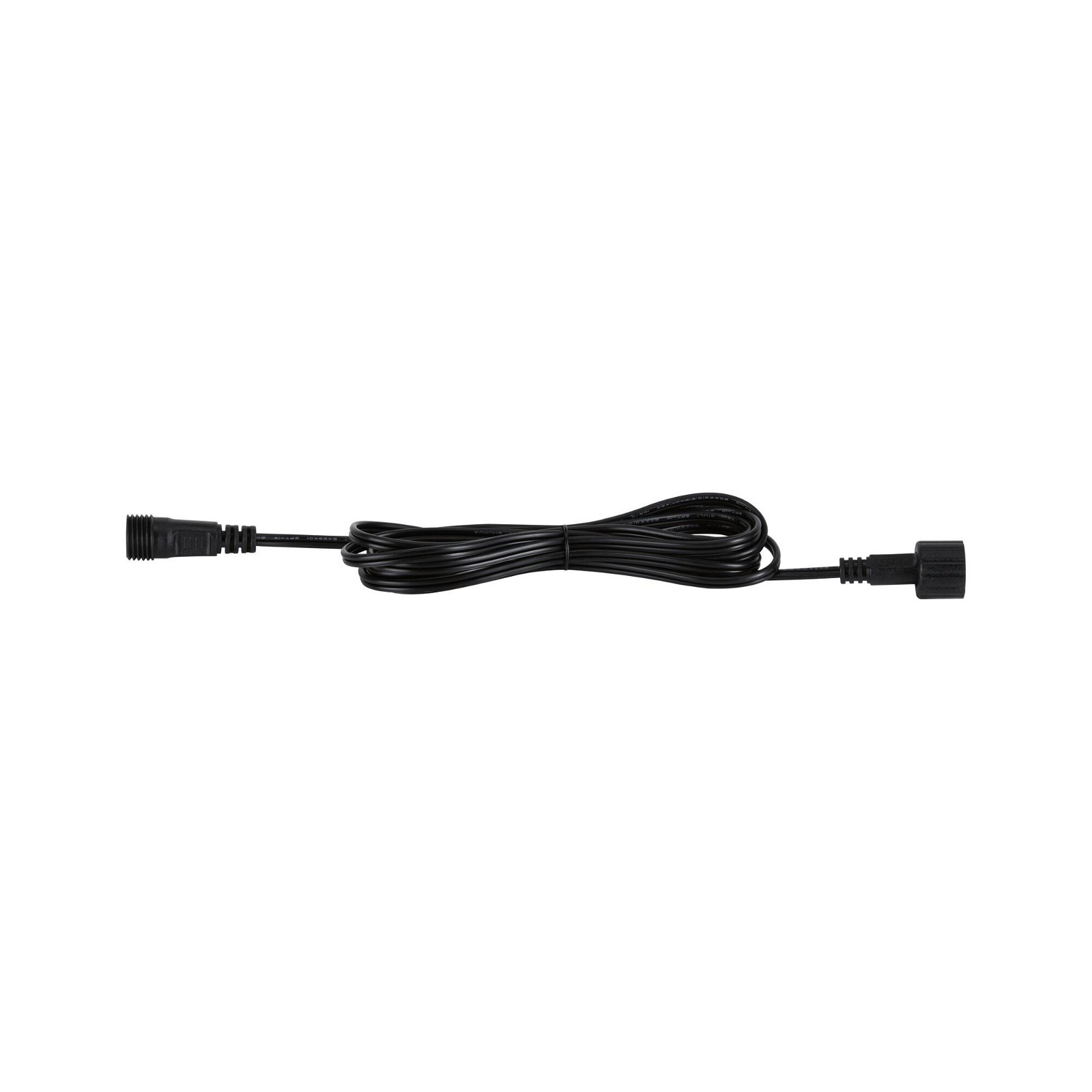 P 70525 SimpLED prodlužovací venkovní kabel IP44 2,5m DC 24V černá umělá hmota - PAULMANN
