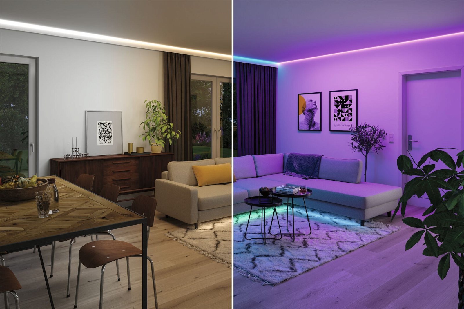 P 70529 MaxLED 1000 LED Strip RGBW základní sada 3m IP44 33W 1000lm/m 72LEDs/m RGBW 75VA - PAULMANN (obrázek 8)